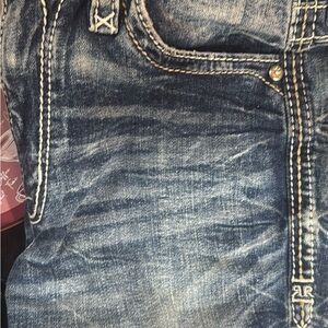 Rock Revival Blue High Rise Women Jeans